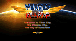 Desktop Screenshot of heroes-and-villains.com